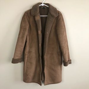 Lands end faux fur winter coat